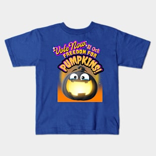 Freedom for pumpkins Vote 5 Kids T-Shirt